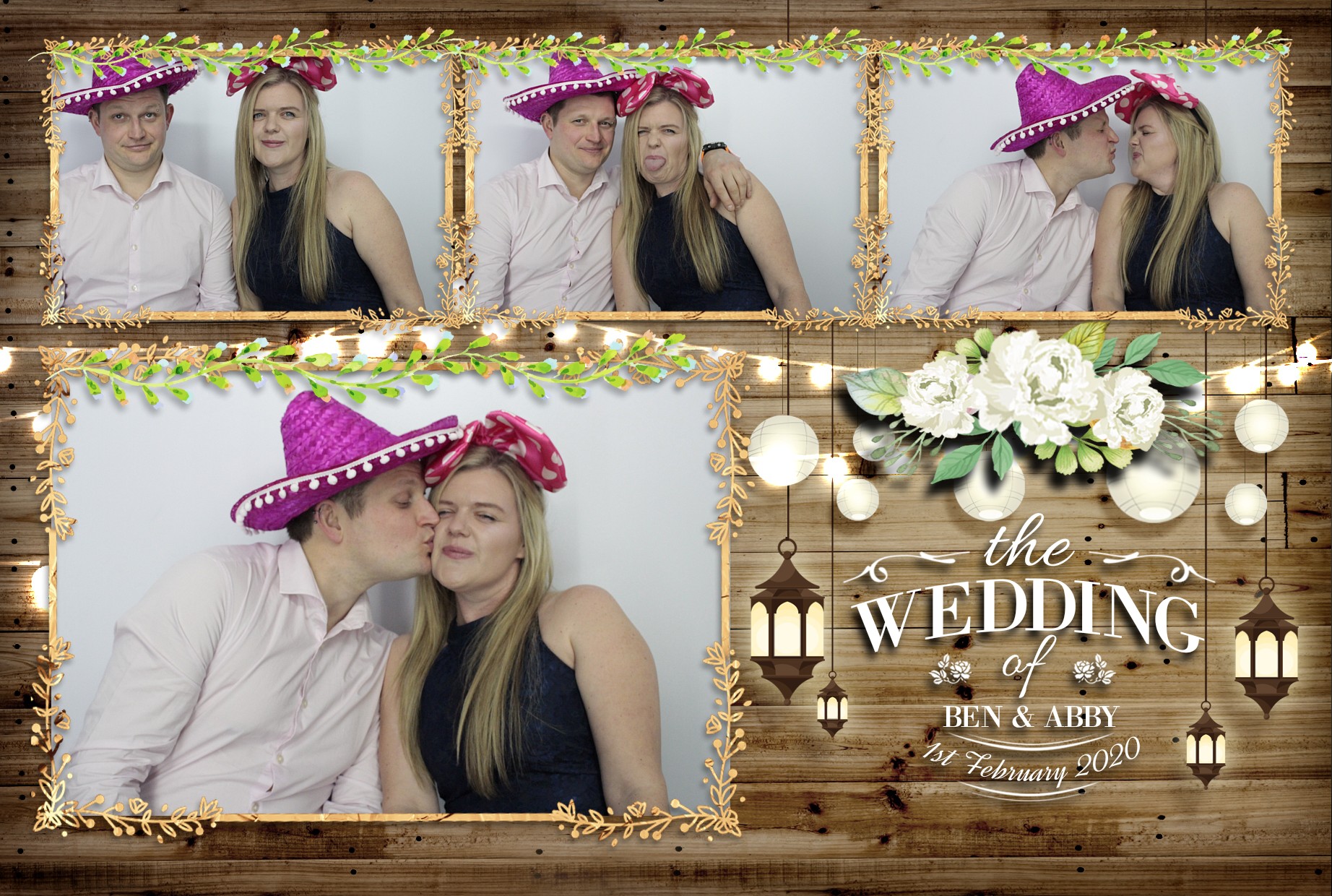 Ben & Abby’s Wedding  | View more photos from the event at gallery.myphotoboothexperience.co.uk/u/MyPhotoBoothExperienceLtd/Ben-Abby’s-Wedding